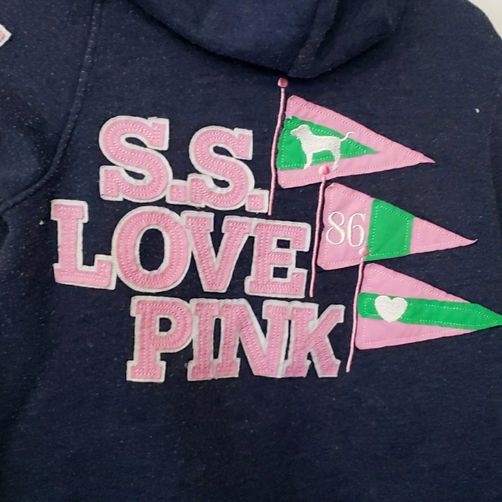 Victoria Secret PINK Vintage Hoodie Y2k style